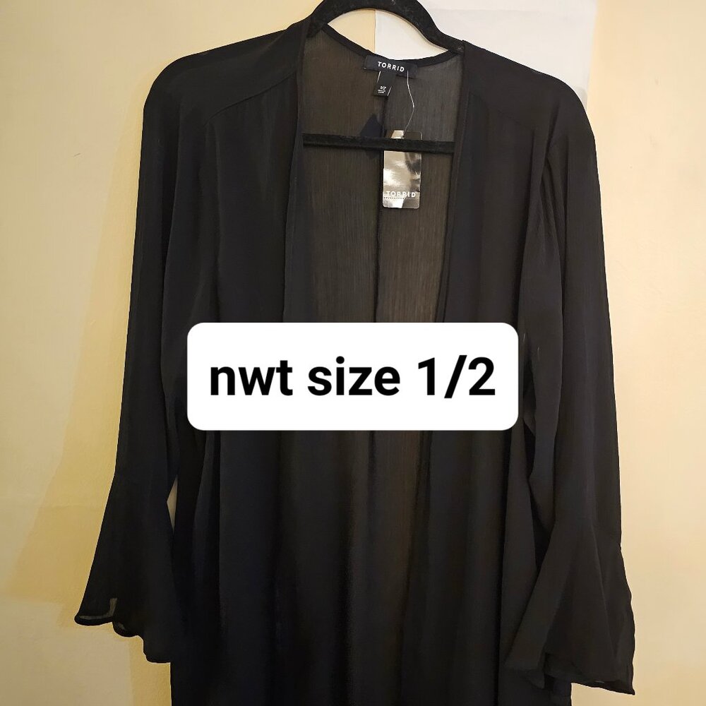 torrid chiffon kimono NWT - Picture 1 of 2